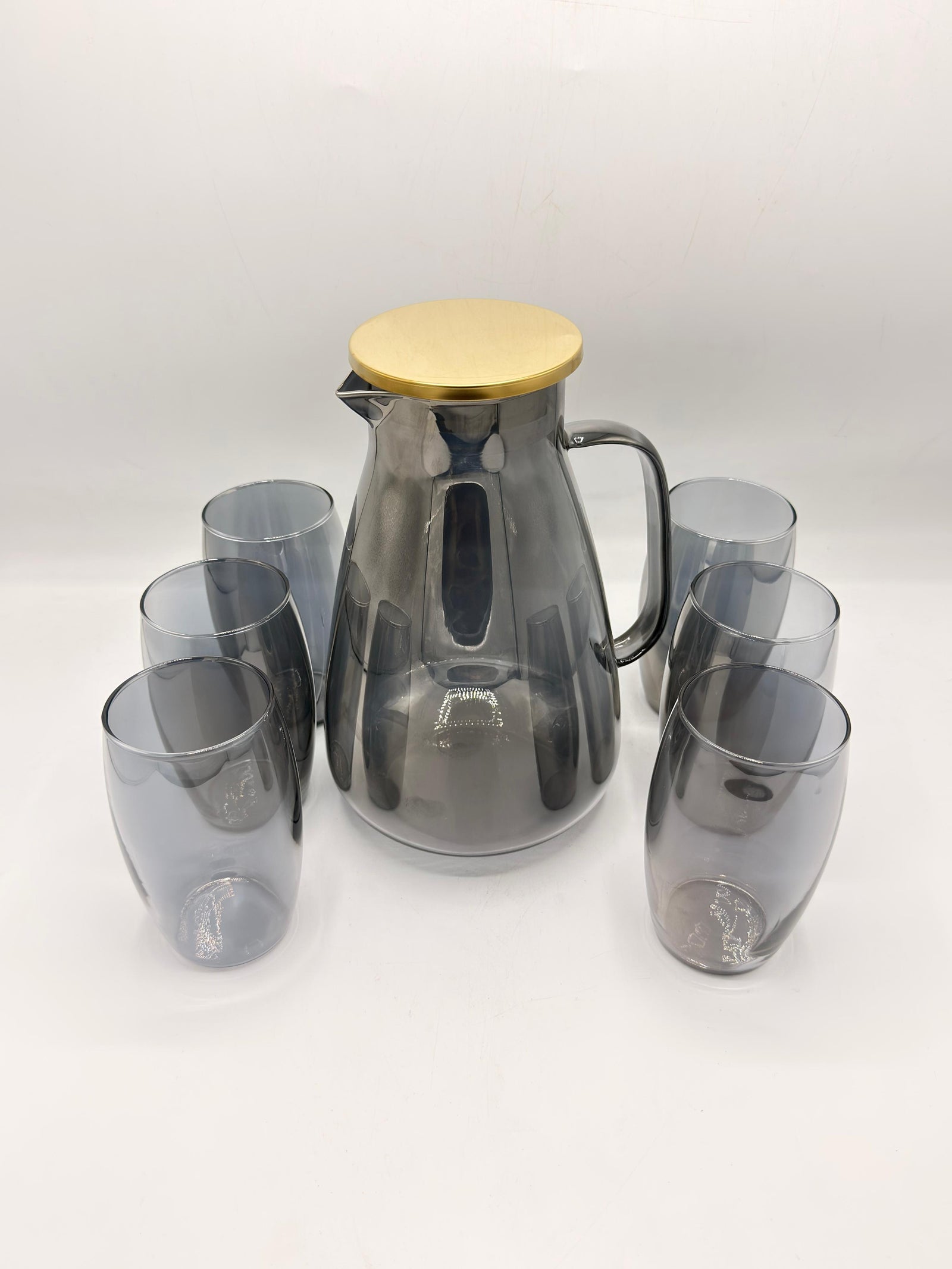 7-Piece Glass Water Set - Elegant Hydration
