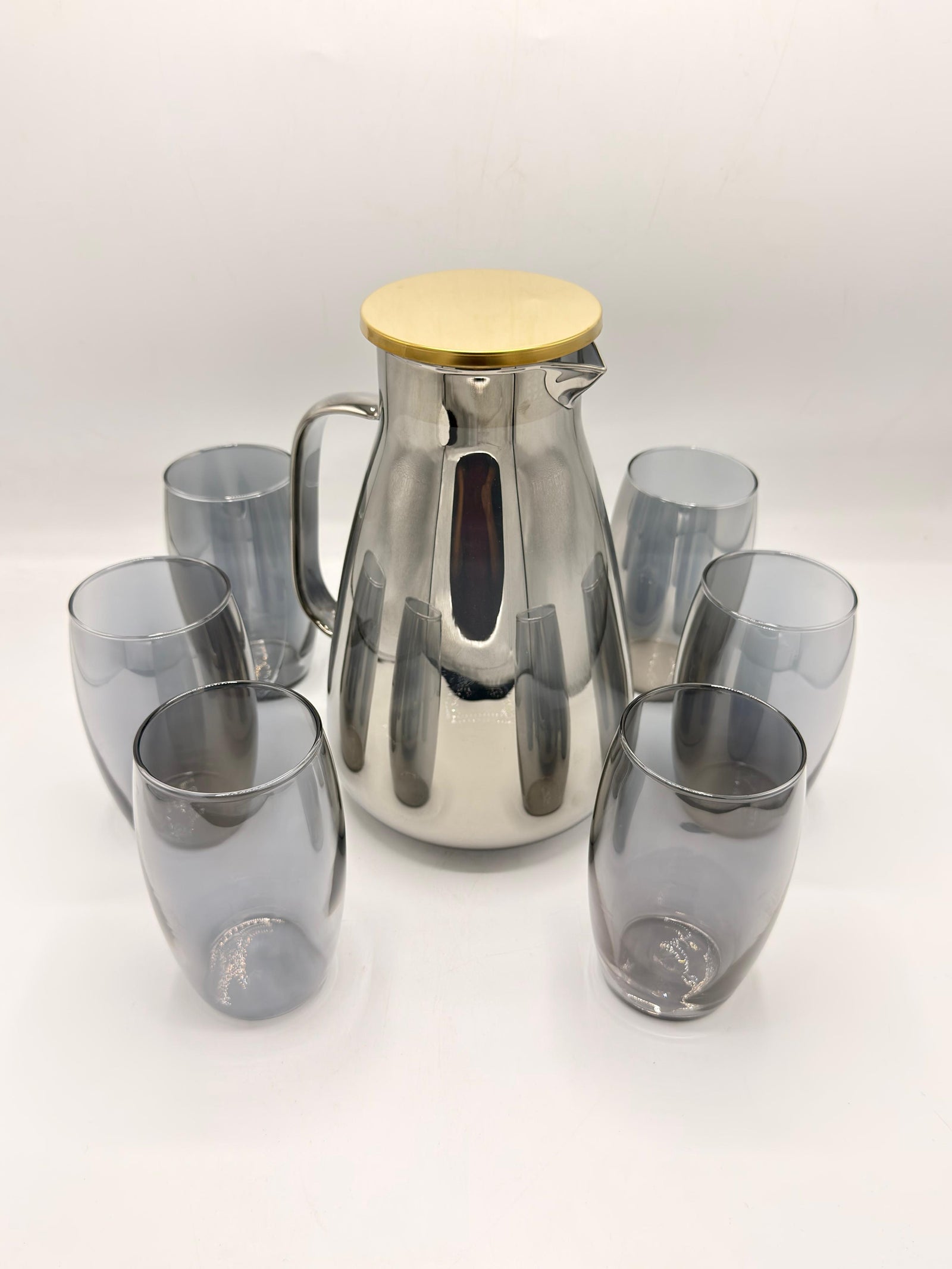 7-Piece Glass Water Set - Elegant Hydration