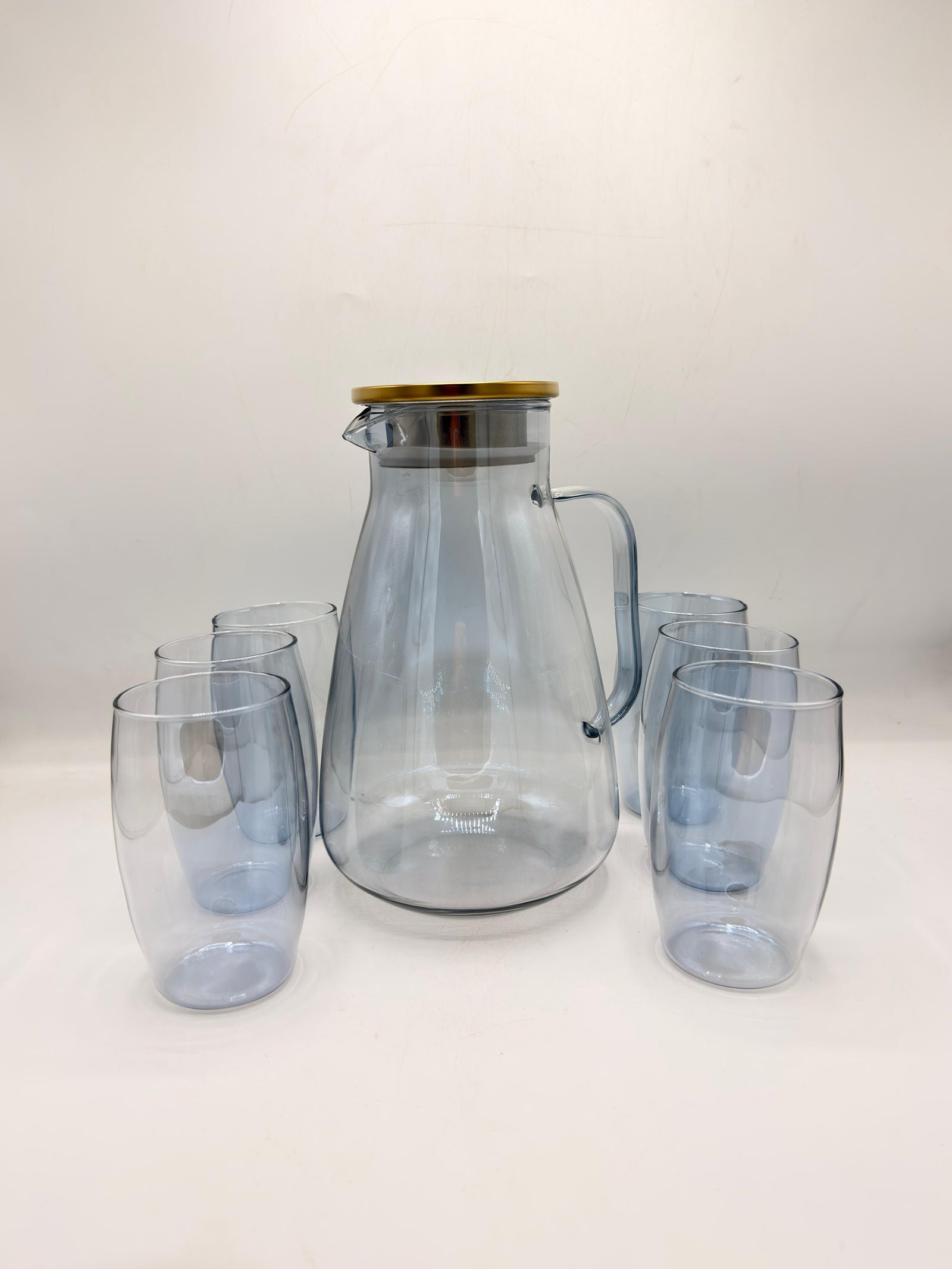 7-Piece Glass Water Set - Elegant Hydration