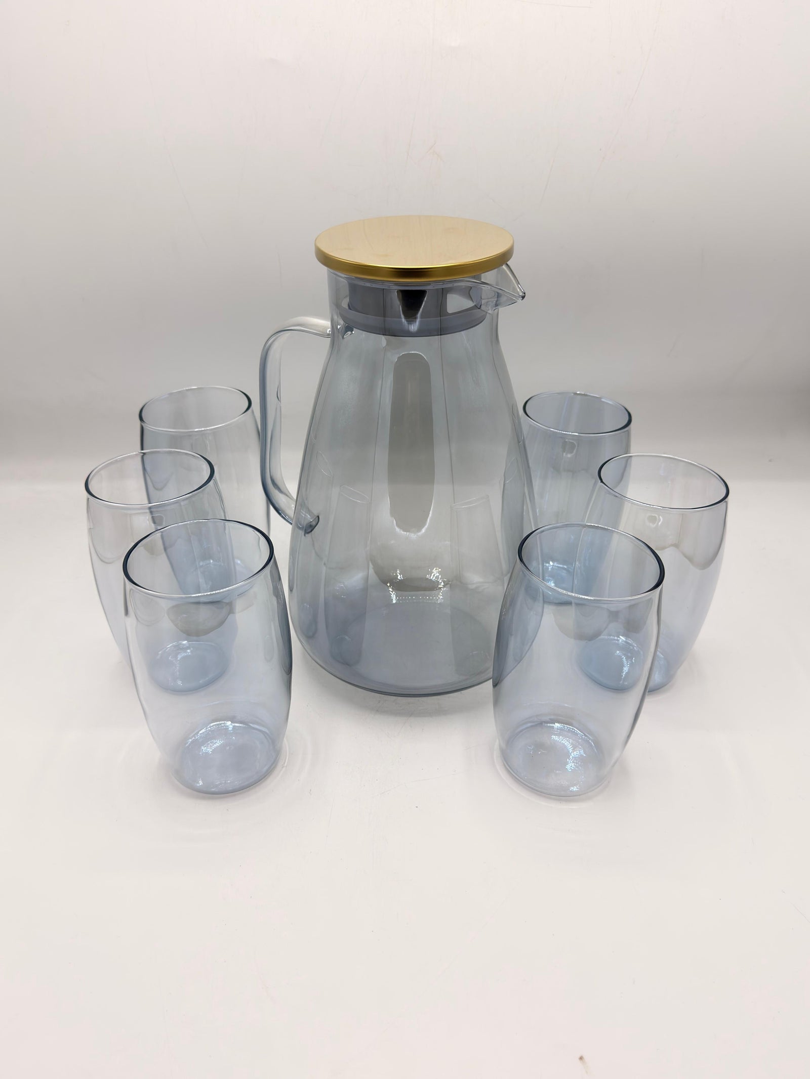 7-Piece Glass Water Set - Elegant Hydration
