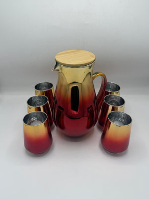 Stylish Glass Jugs Bamboo Lid 17-17