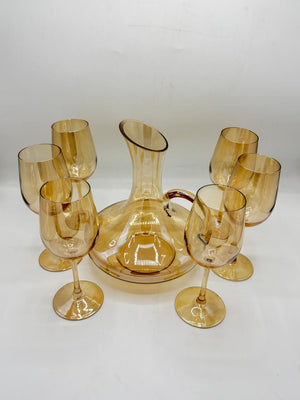 European Style Glass Decanter Set