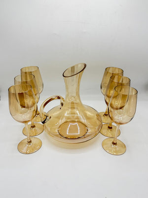 European Style Glass Decanter Set