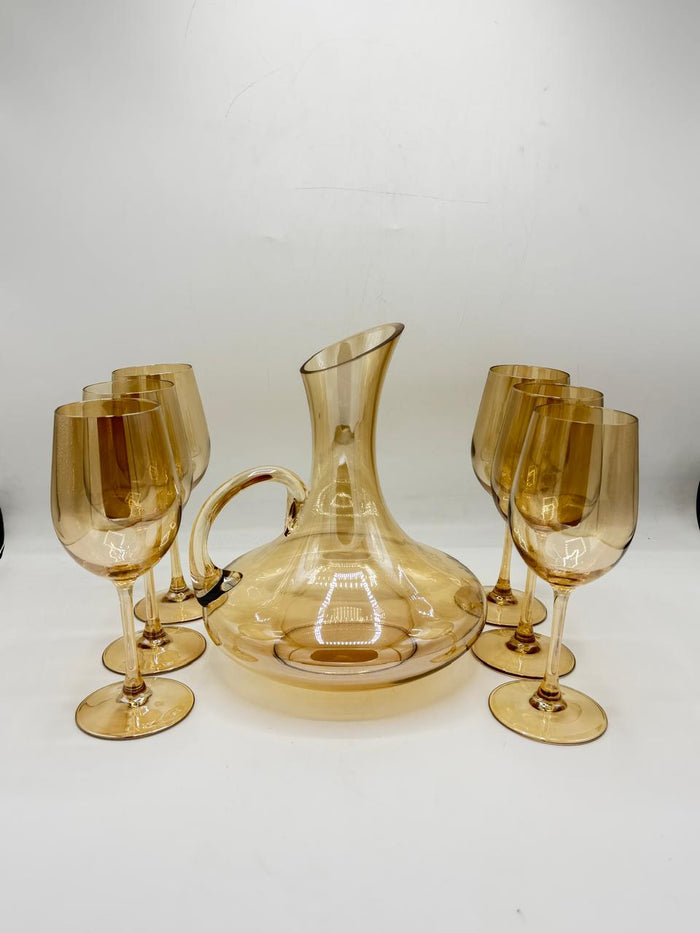 European Style Glass Decanter Set