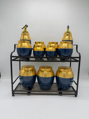 Spice Jar with Metal Lids 11-Pcs