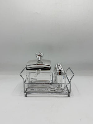 Sugar Pot & Pepper Bottles - 3 Piece Set