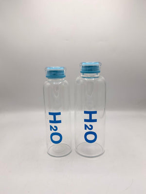 H2O Glass Water Bottle