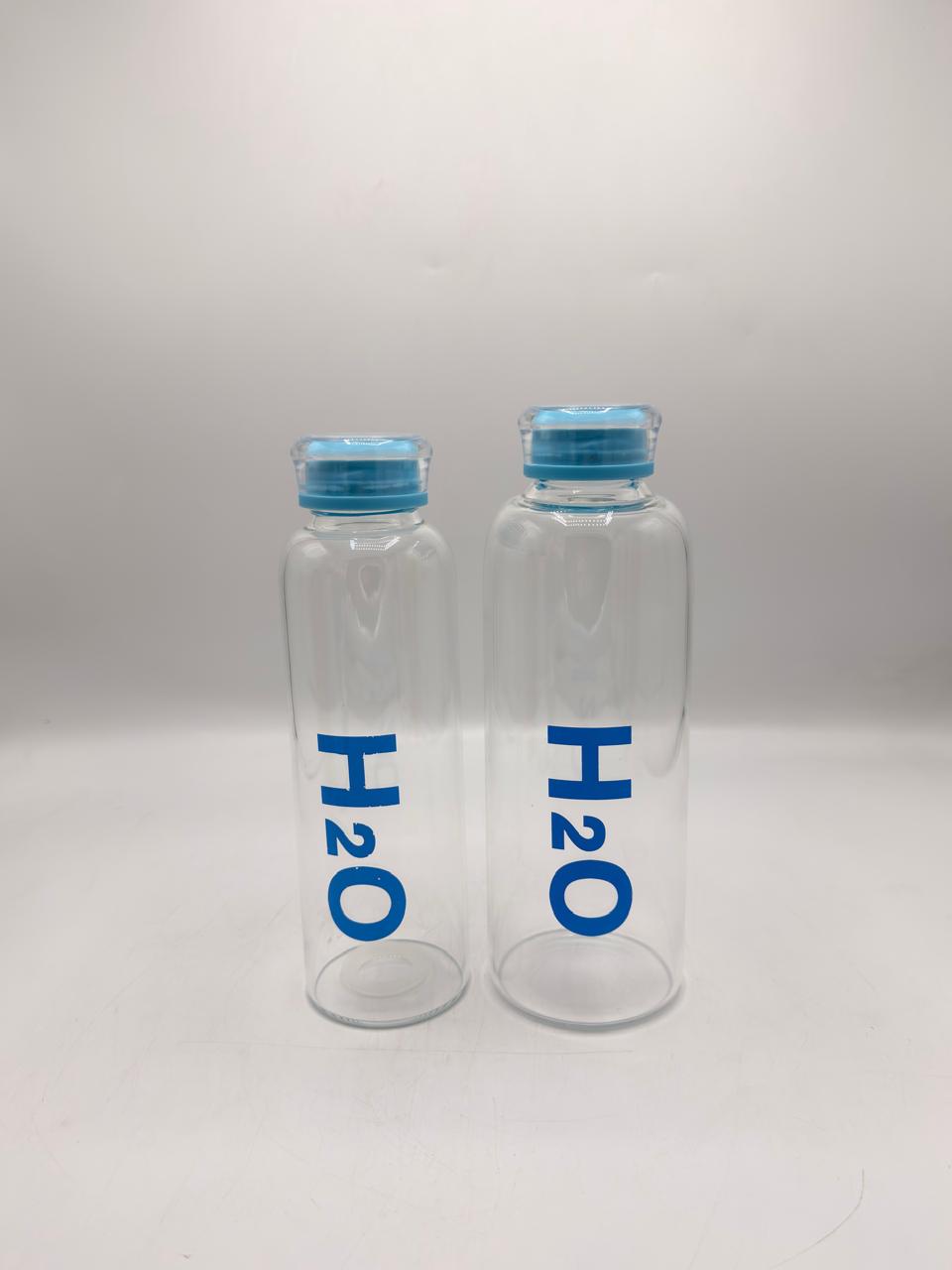 H2O Glass Water Bottle