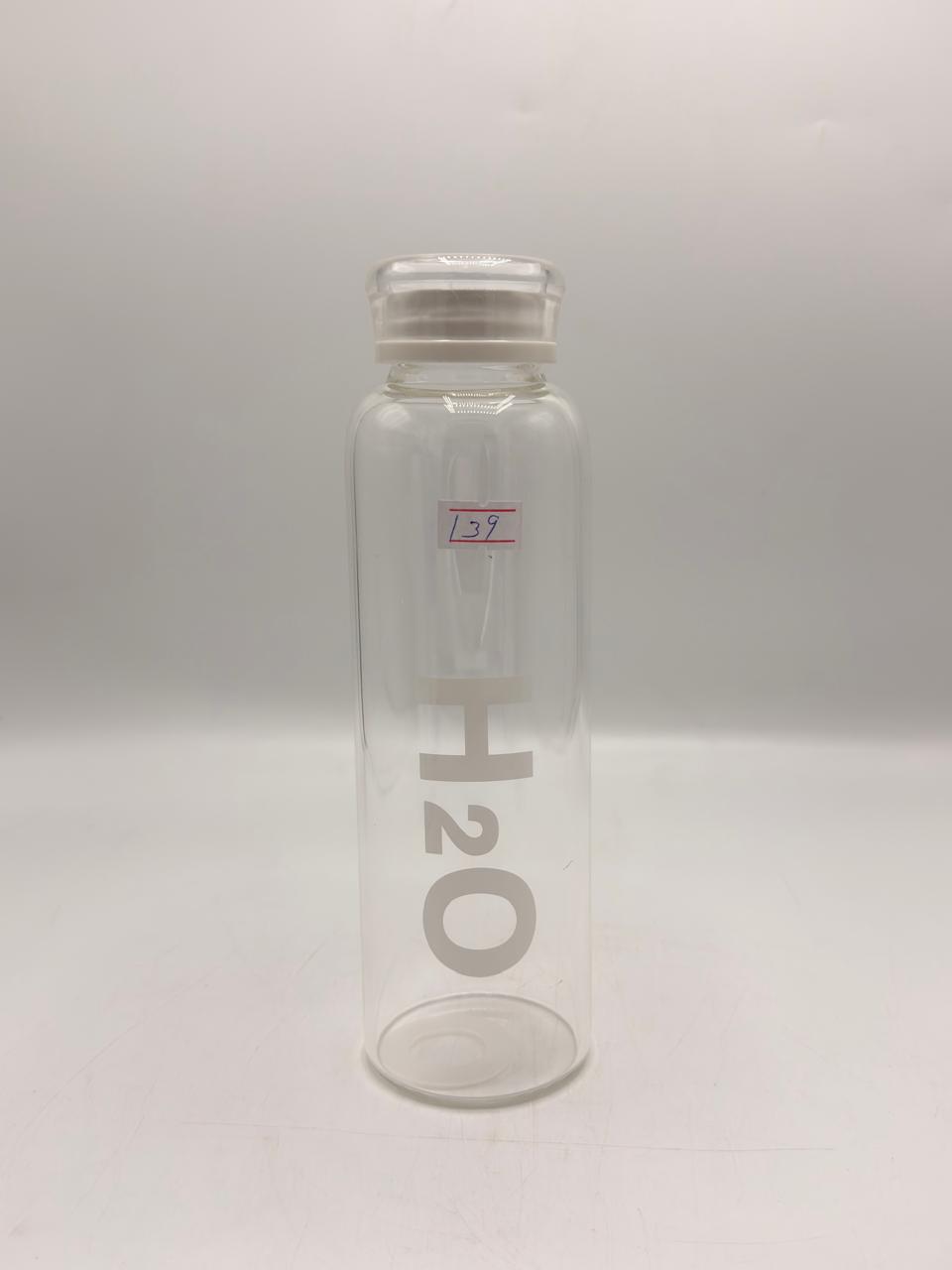 H2O Glass Water Bottle