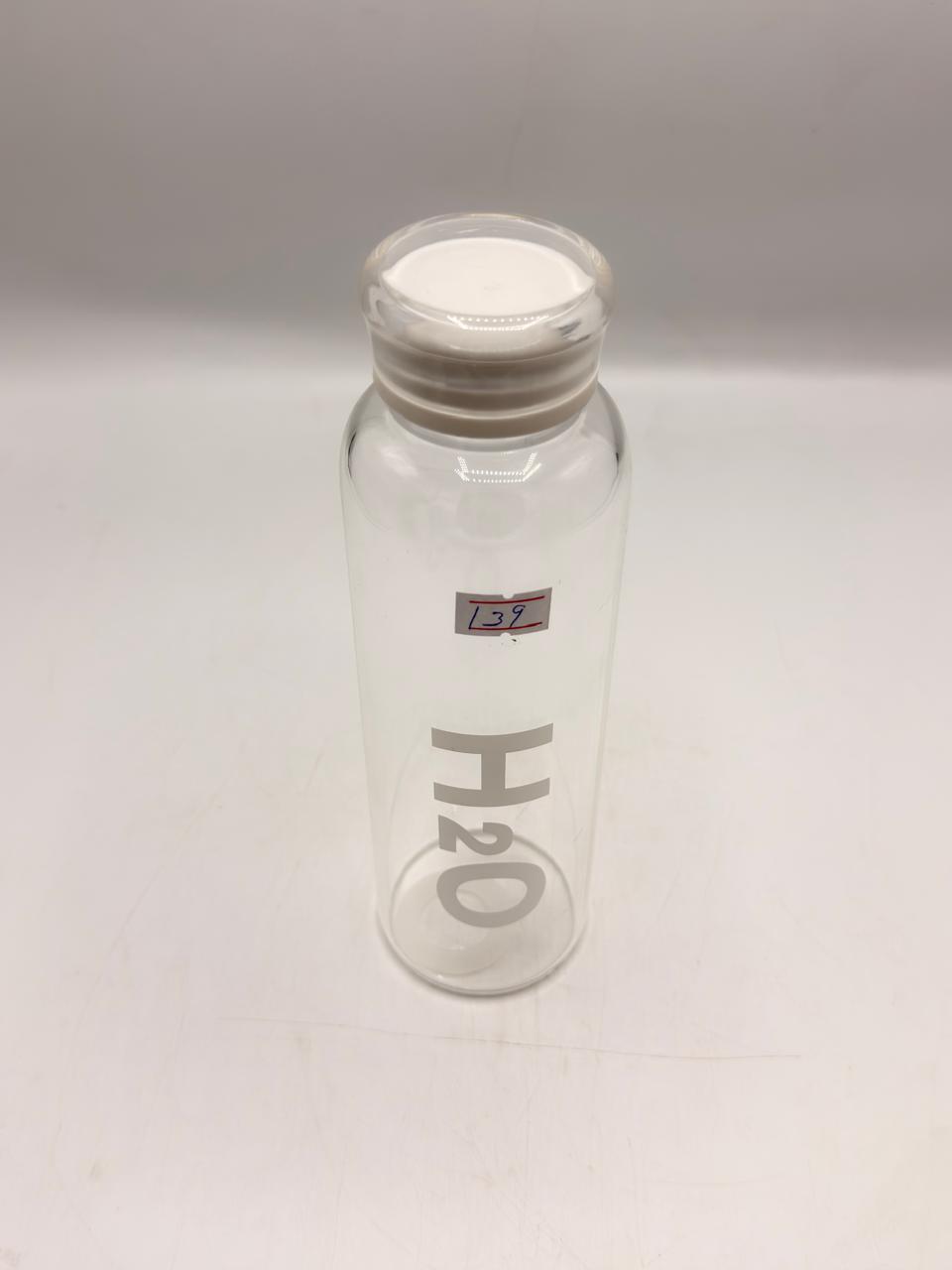 H2O Glass Water Bottle