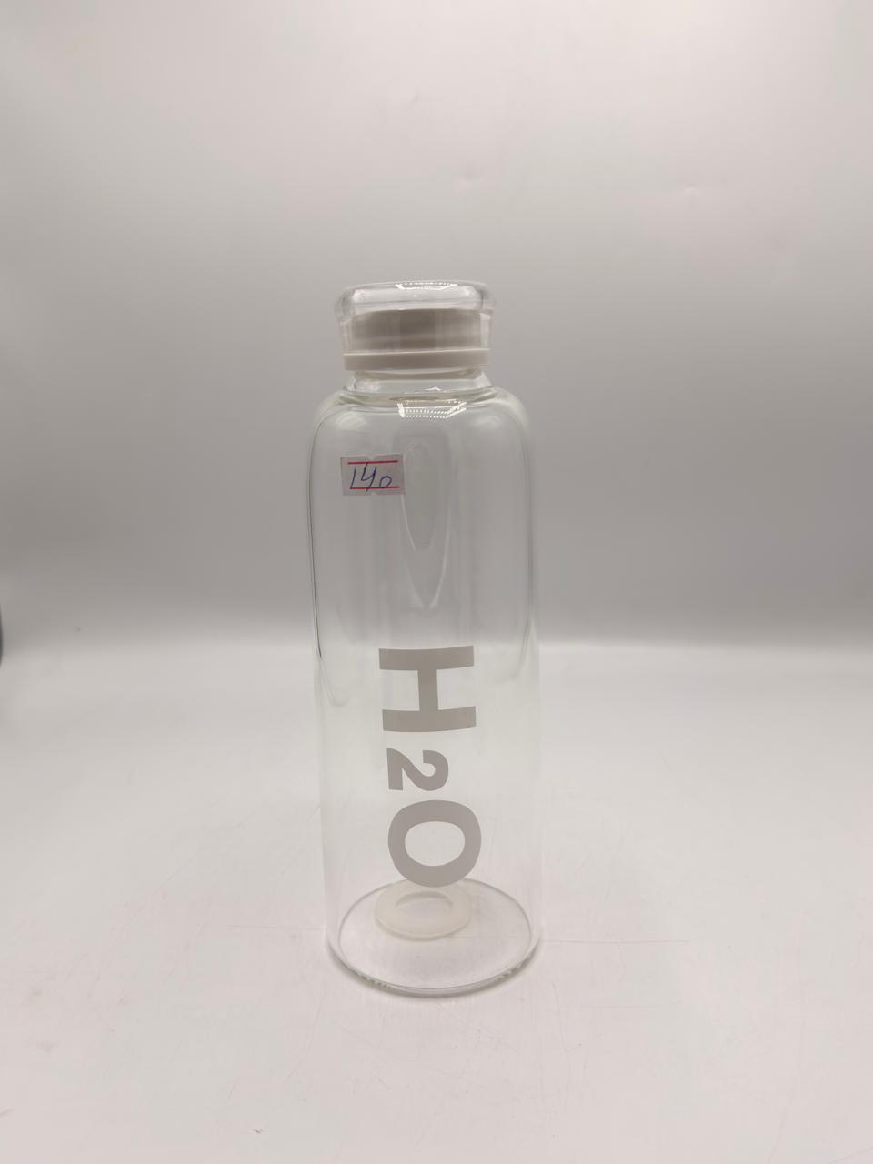 H2O Glass Water Bottle