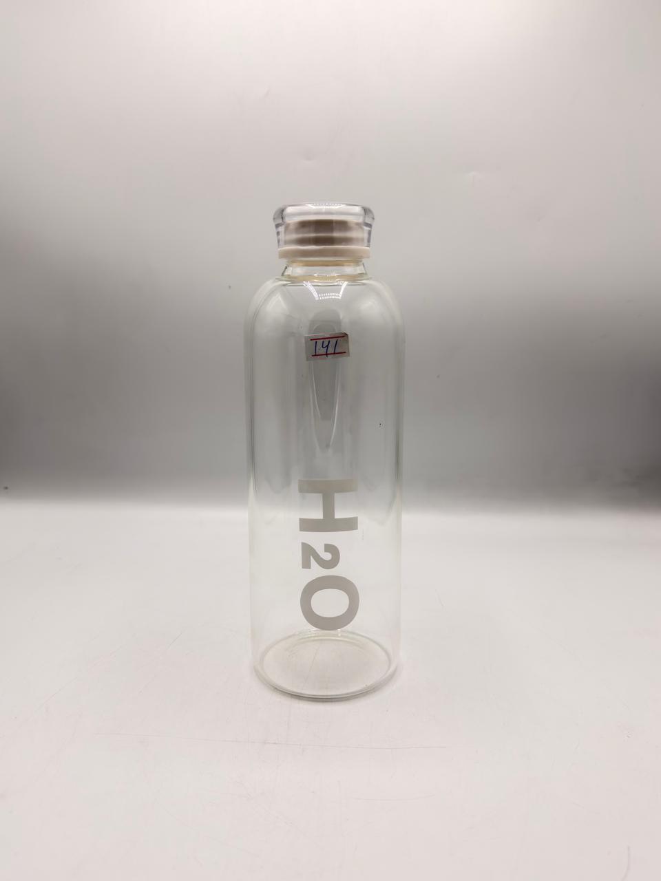 H2O Glass Water Bottle