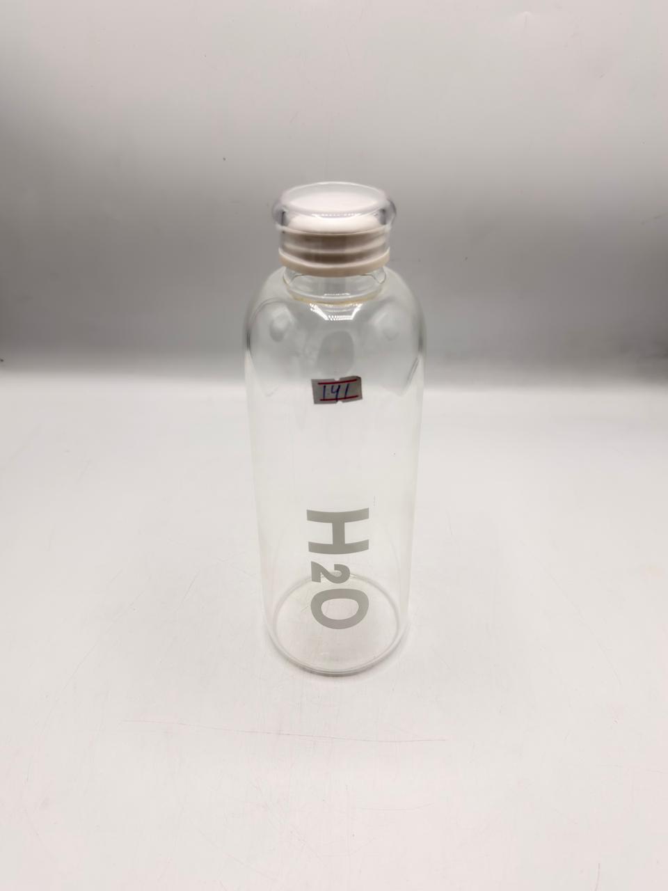 H2O Glass Water Bottle