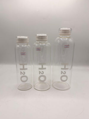 H2O Glass Water Bottle