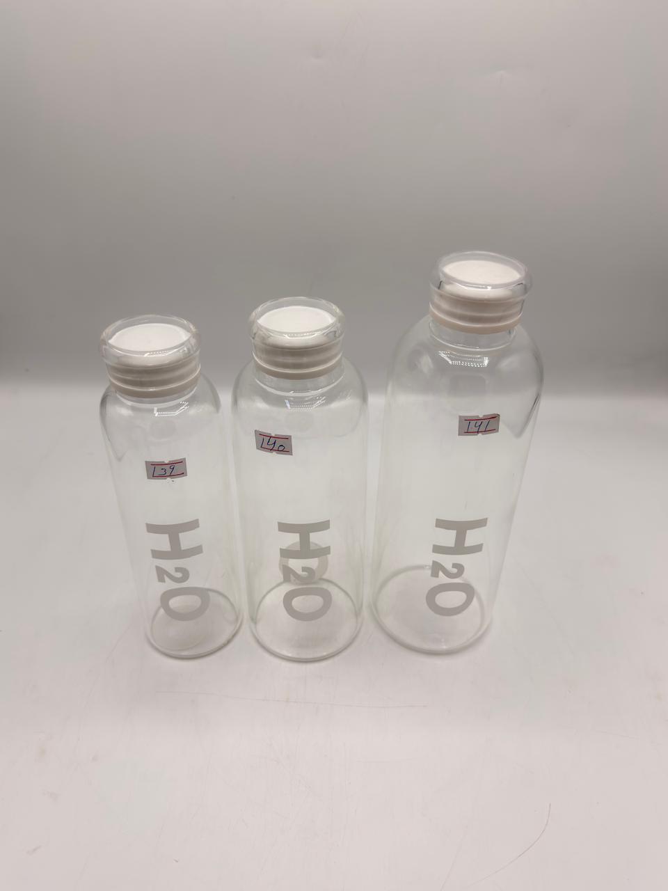 H2O Glass Water Bottle