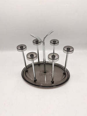 Oval PET Six Glass Rack — 24-30