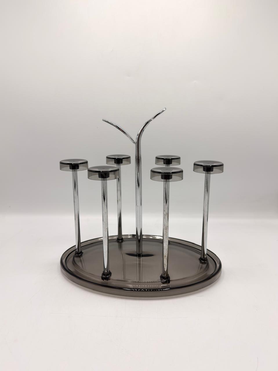 Oval PET Six Glass Rack — 24-30