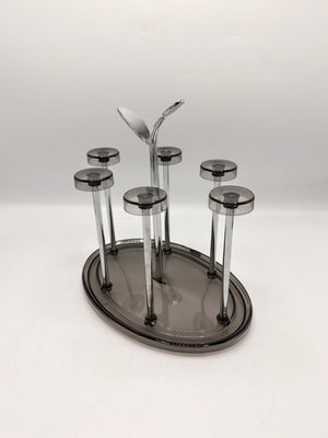 Oval PET Six Glass Rack — 24-30