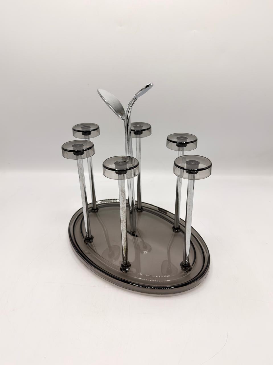 Oval PET Six Glass Rack — 24-30