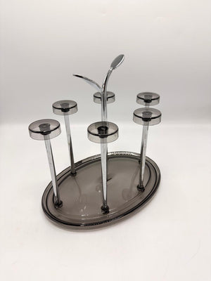 Oval PET Six Glass Rack — 24-30
