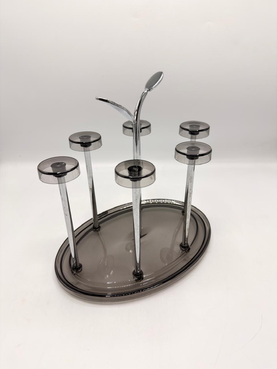 Oval PET Six Glass Rack — 24-30