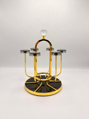 Rotating Six Glass Storage Rack — 24-24