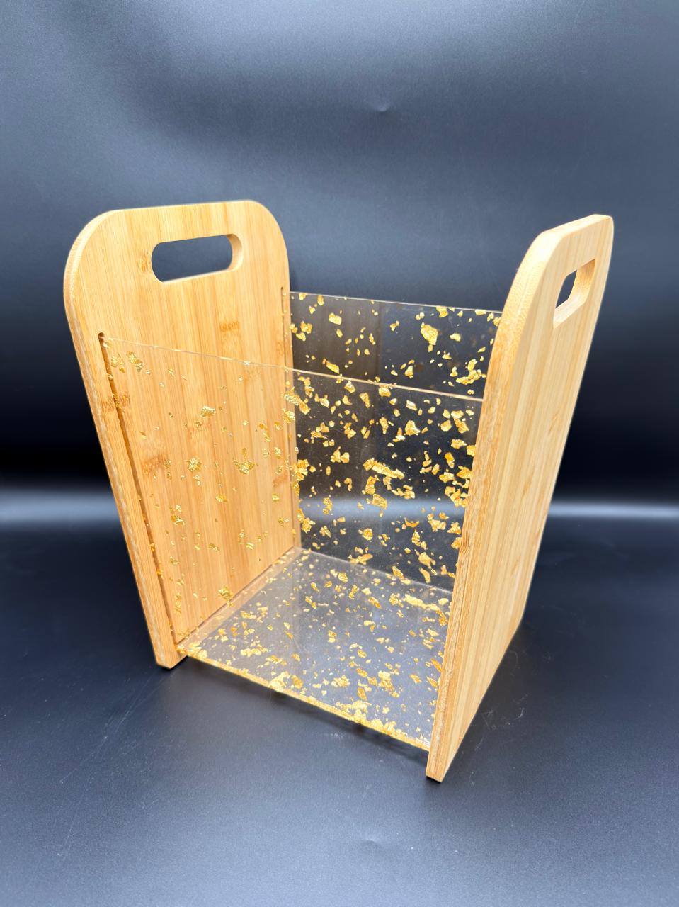 Acrylic Dustbin Tissue Box
