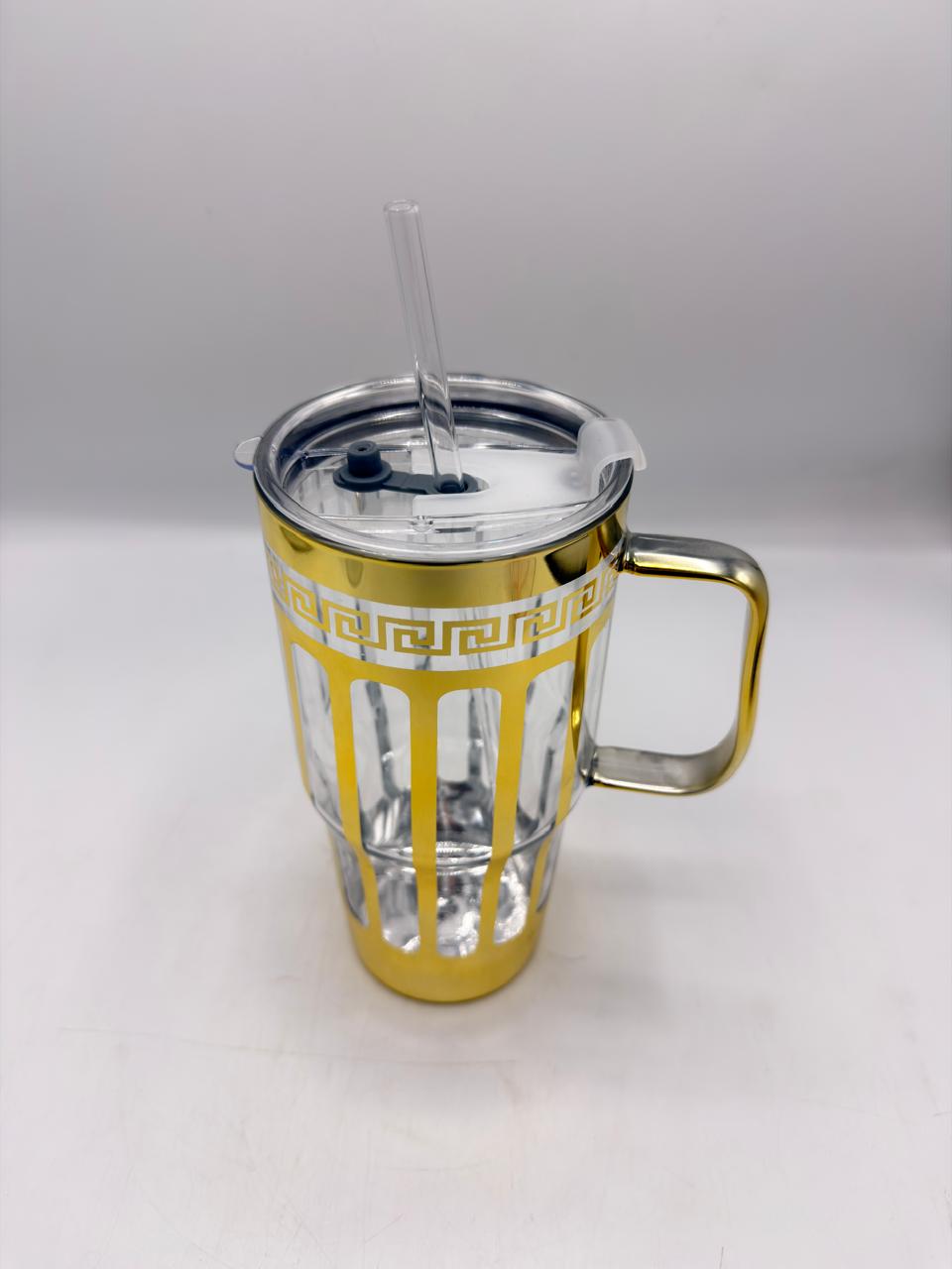 Elegant Gold Rim Drinkware Set — QCB-1200
