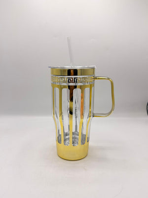 Elegant Gold Rim Drinkware Set — QCB-1200