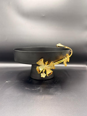 Sleek Polished Iron Fruit Tray — 16-31