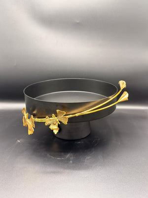 Sleek Polished Iron Fruit Tray — 16-31