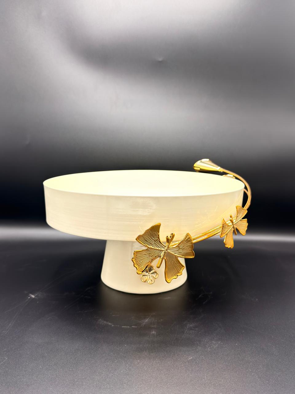 Charming Detailed Iron Fruit Tray — 16-30