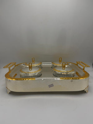 Dry Fruit Serving Tray 6PCS – Snack Organizer Box with Cover