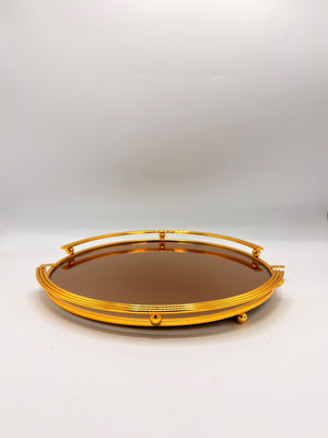 Vanity Glass Tray Set 2-Pcs