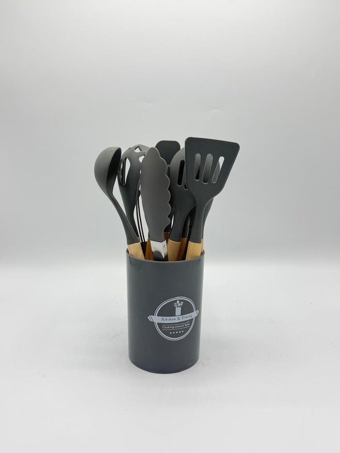 12 PC Set Small Size Silicone Cooking Utensils Set