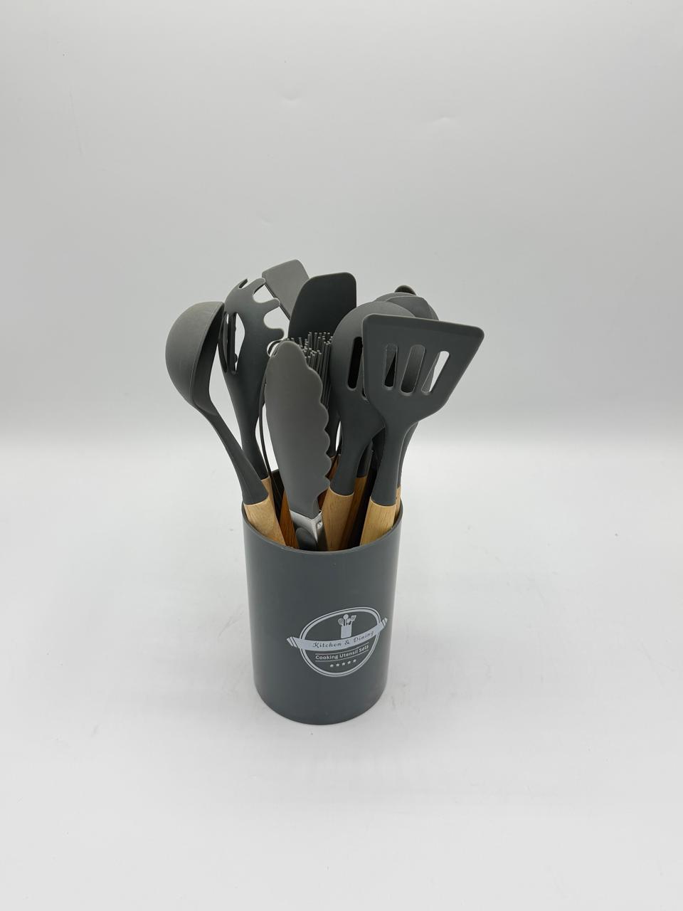 12 PC Set Small Size Silicone Cooking Utensils Set