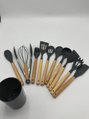 12 PC Set Small Size Silicone Cooking Utensils Set