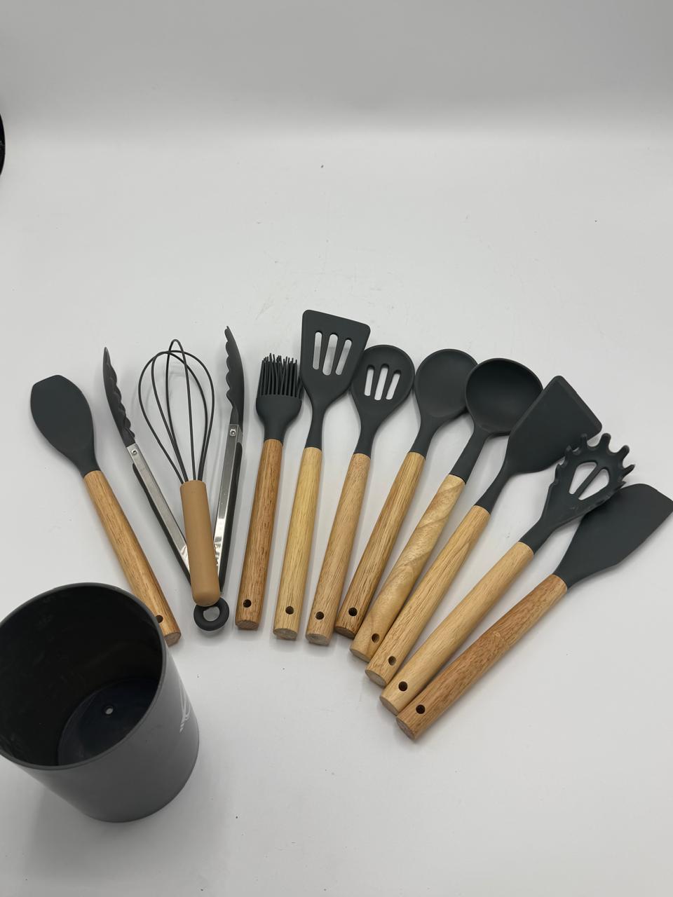 12 PC Set Small Size Silicone Cooking Utensils Set