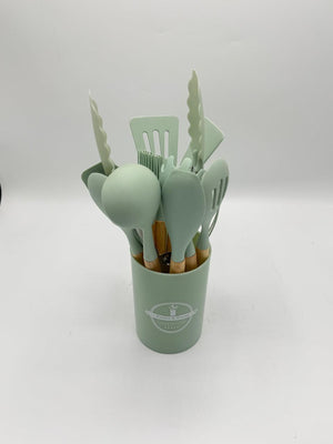 12 PC Set Small Size Silicone Cooking Utensils Set