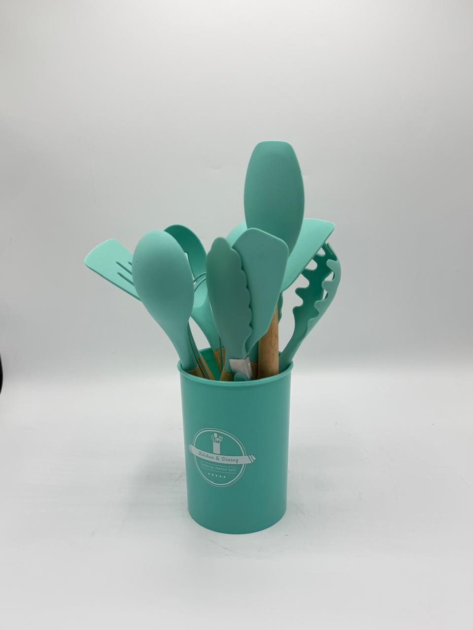 12 PC Set Small Size Silicone Cooking Utensils Set