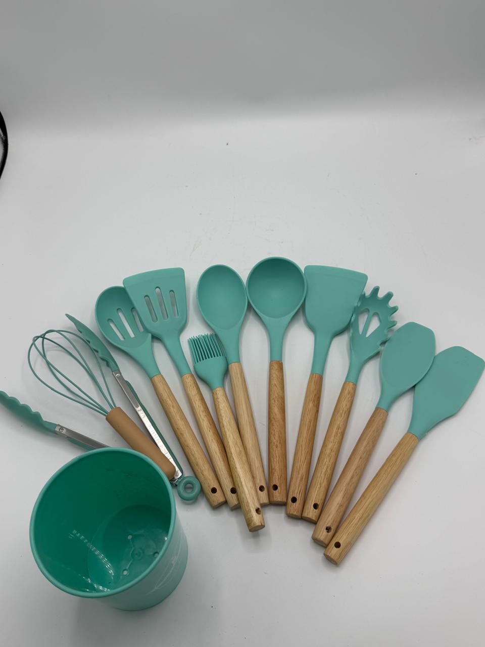12 PC Set Small Size Silicone Cooking Utensils Set