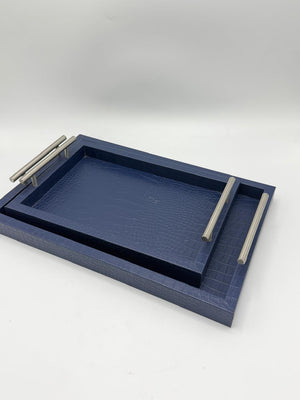 Leather Tray 2-Pcs