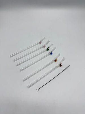 Butterfly Glass Straw-Pack of 6