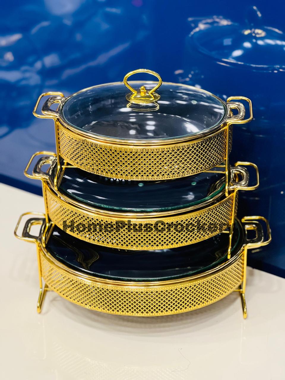 Burner Dish 3-Pcs Set