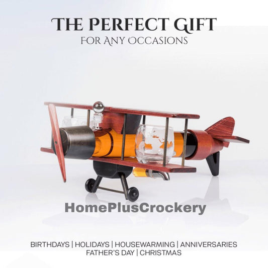 Aeroplane Shape Glass Dispenser