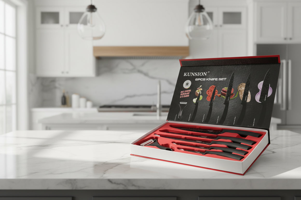 Professional 6PCS Knife Set – Multipurpose Kitchen Knives