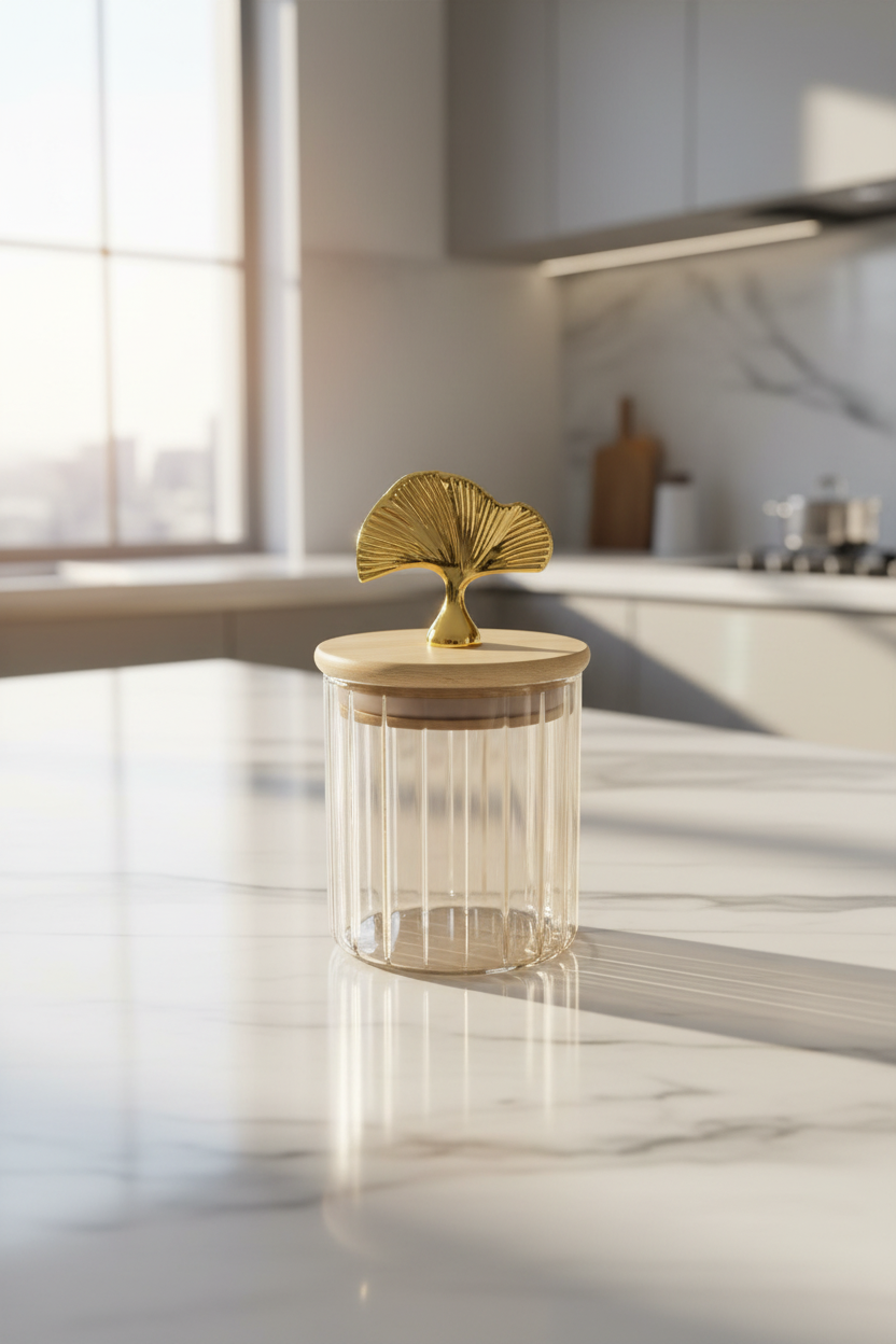 3 Piece Storage Jar Set – Multi-Purpose Kitchen Containers with Lids