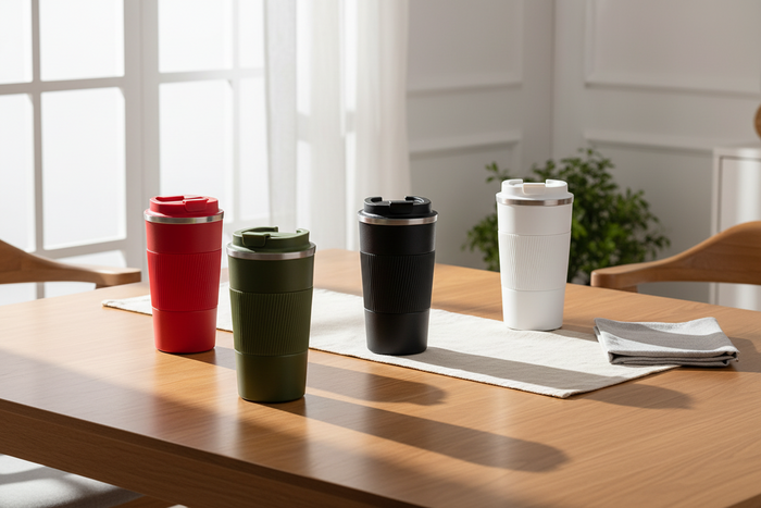 Coffee Mug with Grip Handle – Comfortable Tea & Coffee Cup