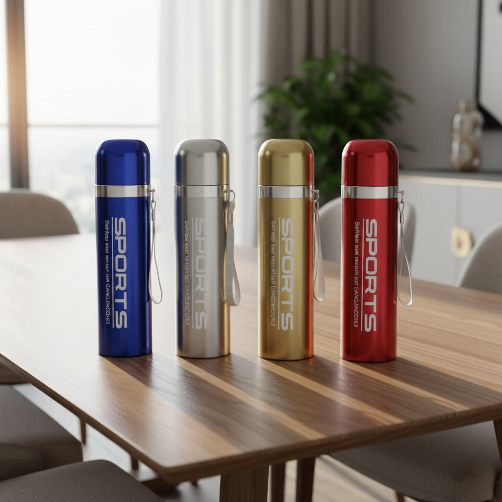 Vacuum Flask Bottle 500ML – Portable Thermal Hot & Cold Drink Bottle